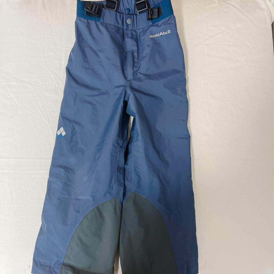 mont-bell キッズ スキーウェア 110 サイズ調節可 リバーシブル