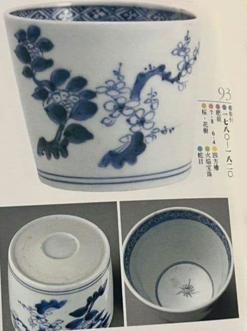 古伊万里 染付 蕎麦猪口 桜 紫陽花 花鳥文 雲龍文 肥前 時代物 江戸期