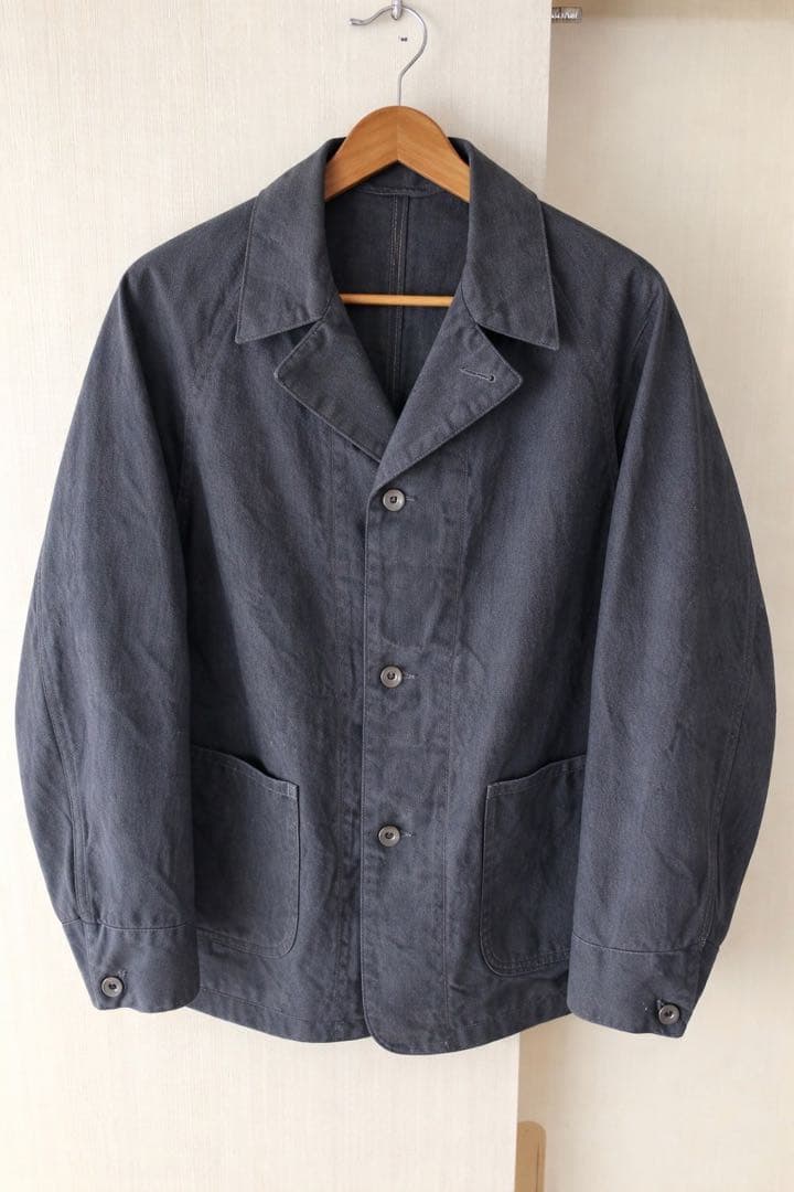 25AW COMOLI ブラックデニムワークジャケット サイズ2