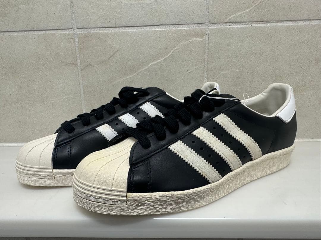 2014 adidas スーパースター 80s 黒白 US8 新品 G61069
