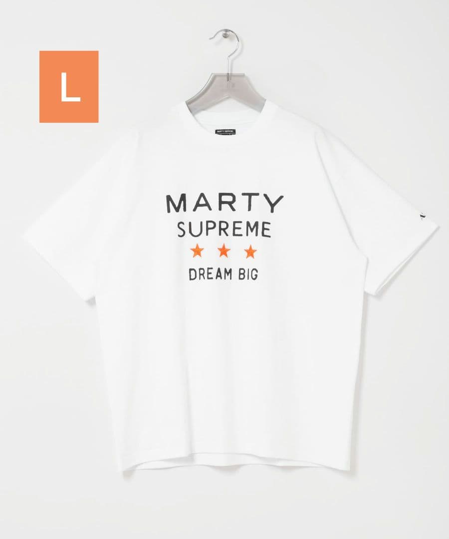 MARTY SUPREME×A24 SOLID 3STAR LOGO Tシャツ