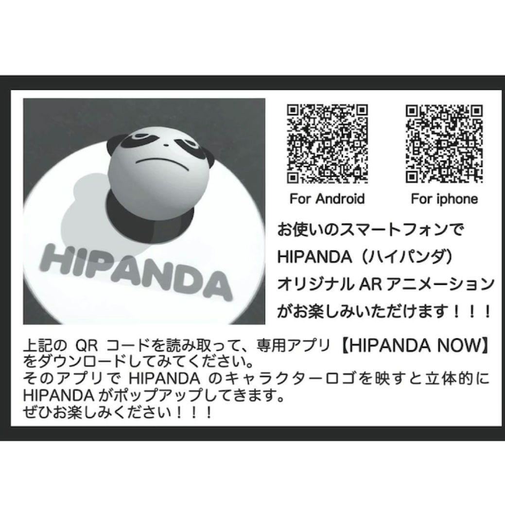新品タグ付き ハイパンダ マルチポケット ペーパーライク素材 フーディーブルゾン