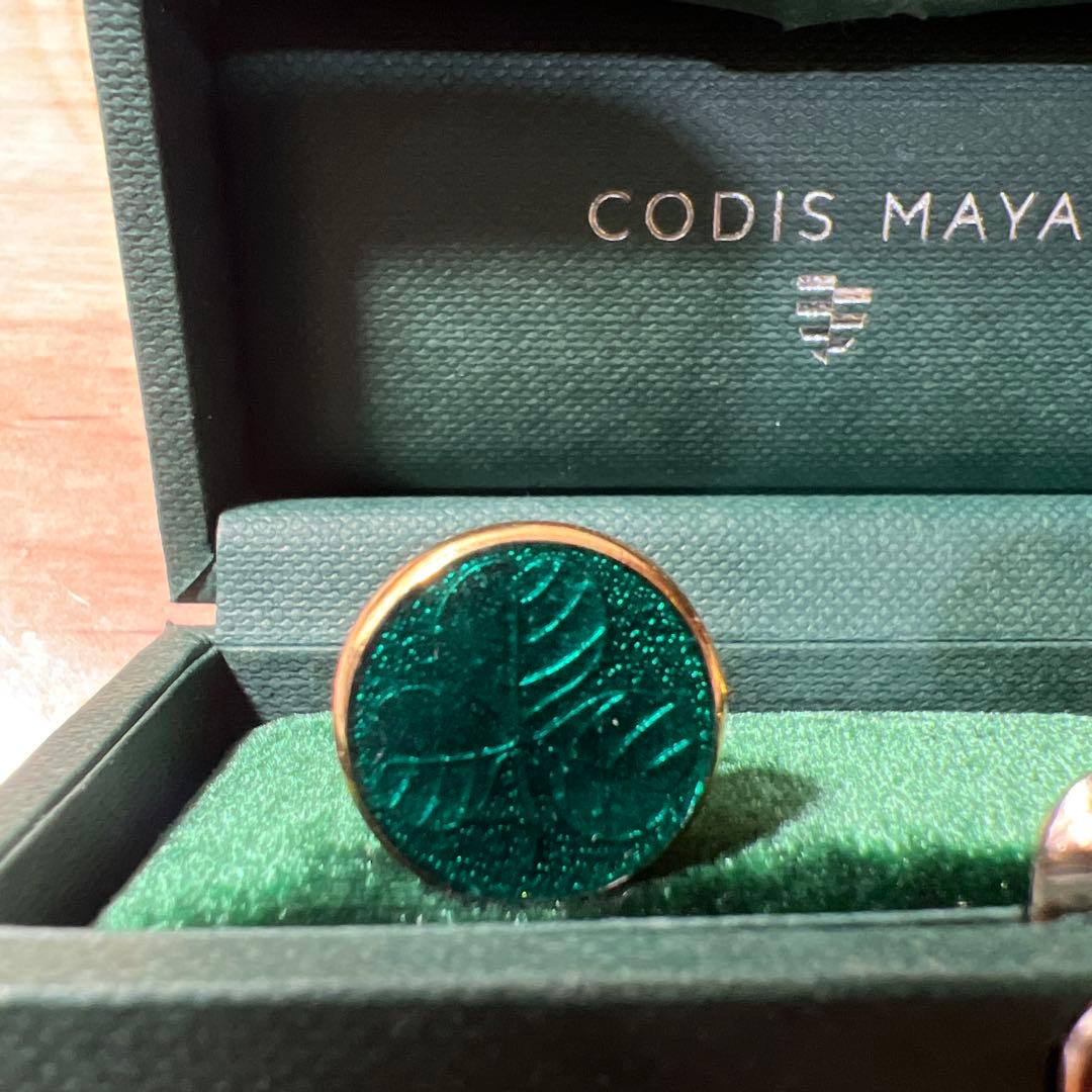 【最終値下げしました】CODIS MAYA クローバーカフスリンク