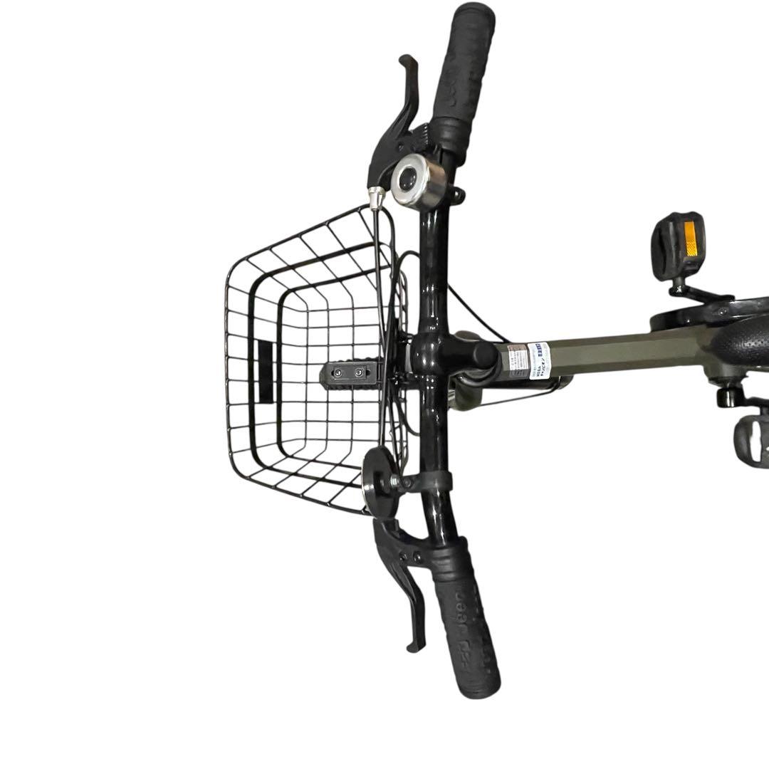 【美品郵送】jeep je-16g 16インチオリーブグリーン自転車キッズバイク
