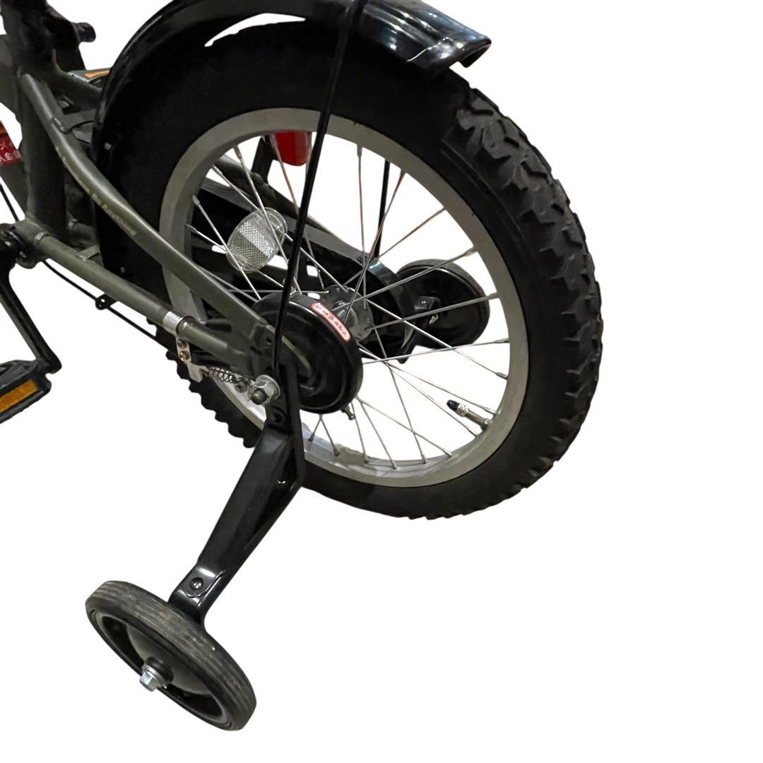 【美品郵送】jeep je-16g 16インチオリーブグリーン自転車キッズバイク