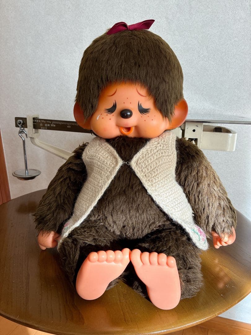 昭和レトロセキグチ・泣き顔モンチッチ 約44cm 茶色