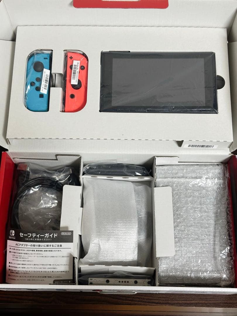 【美品/完備品】Nintendo Switch 本体 バッテリー強化版