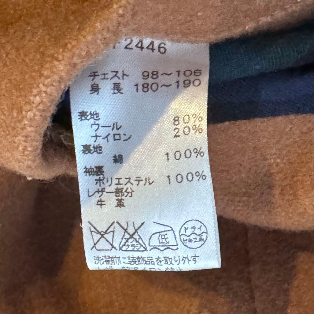 【美品】フレッドペリー ダッフルコート チェック ライナー L キャメル フード