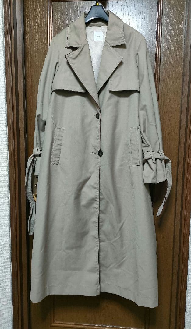 ジャケット・アウター BACK PLEATS LAYERED COAT AMERI vintage