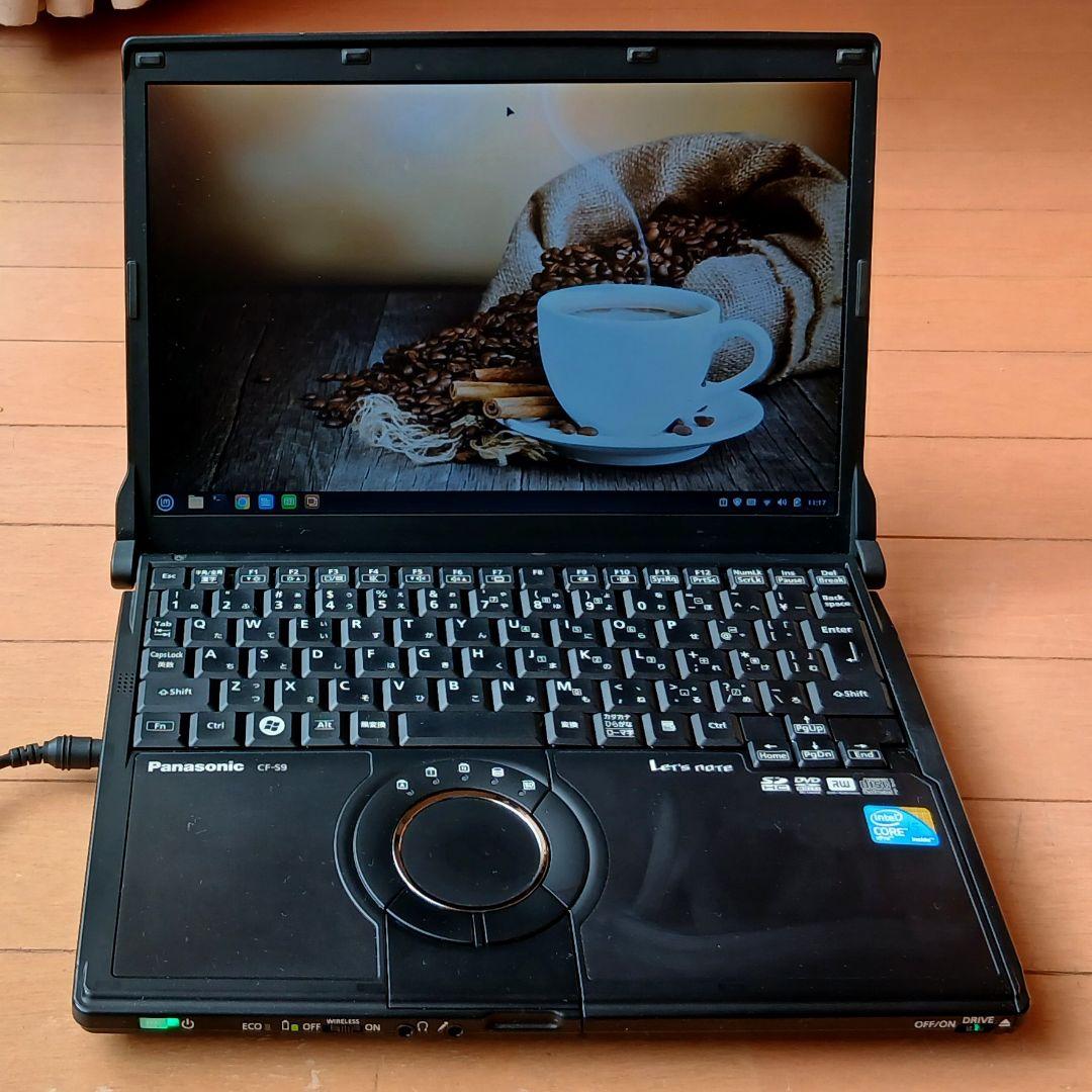 ノートパソコン パナソニック　レッツノートCF-S9、オフィス付き！設定不要！➀