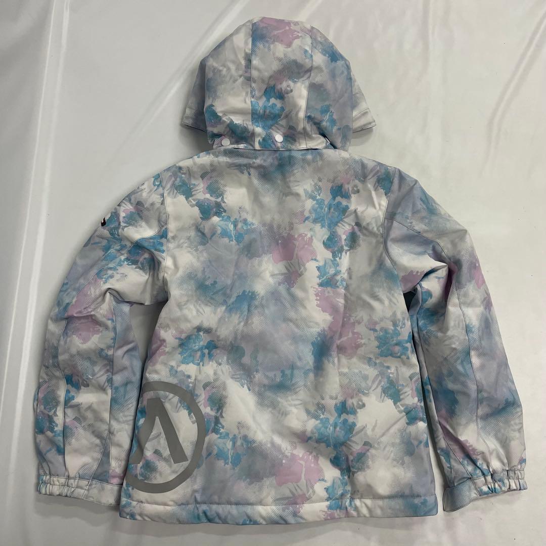 ARBN 白×紺 スキーウェア上下セット 130cm AB23WW1350J ②