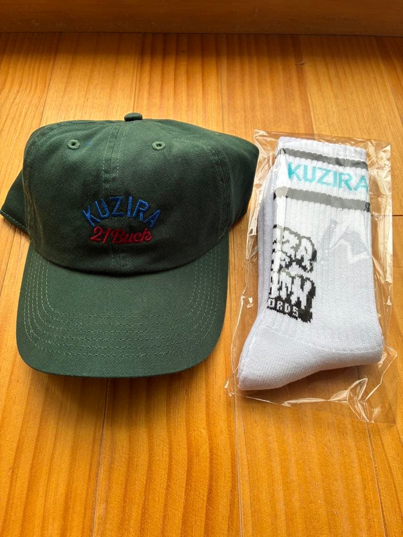 KUZIRA キャップ 帽子 ソックス 黒　pizza of death