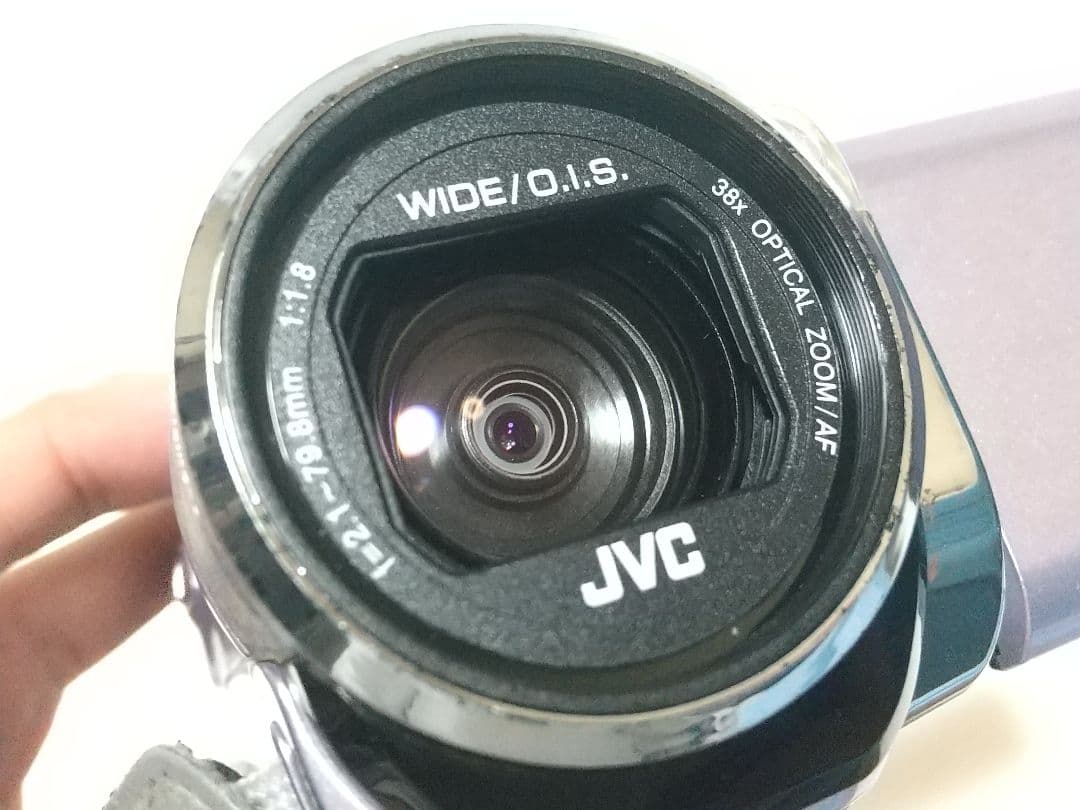 JVC GZ-E765-V フルHD ビデオカメラ 16GB SDカード付き