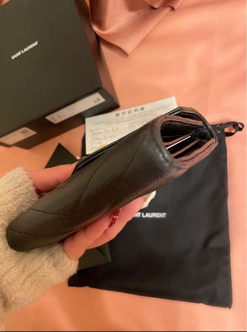 yuz 　YSL イブサンローラン 三つ折り財布
