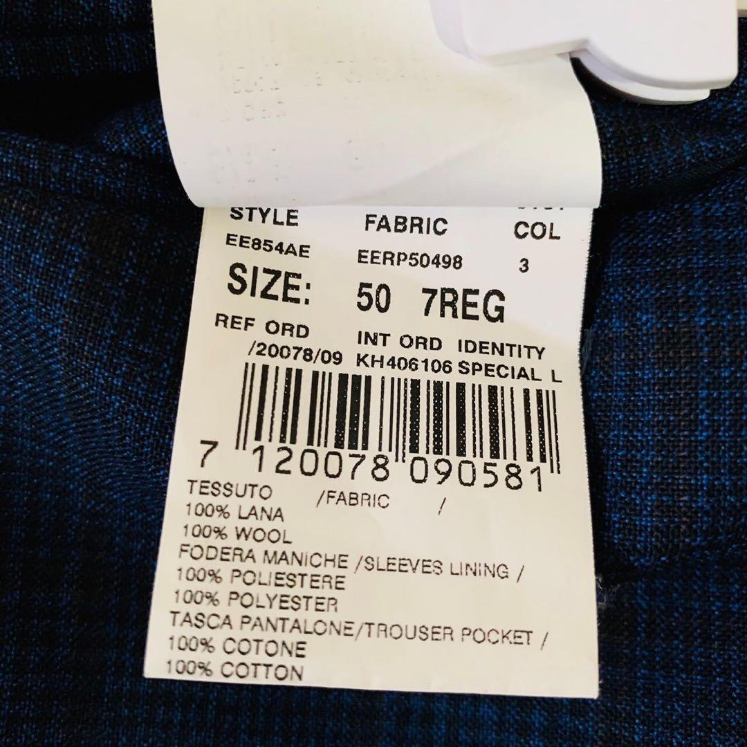 極美品 LARDINI ラルディーニ スーツ セットアップ ネイビー 50