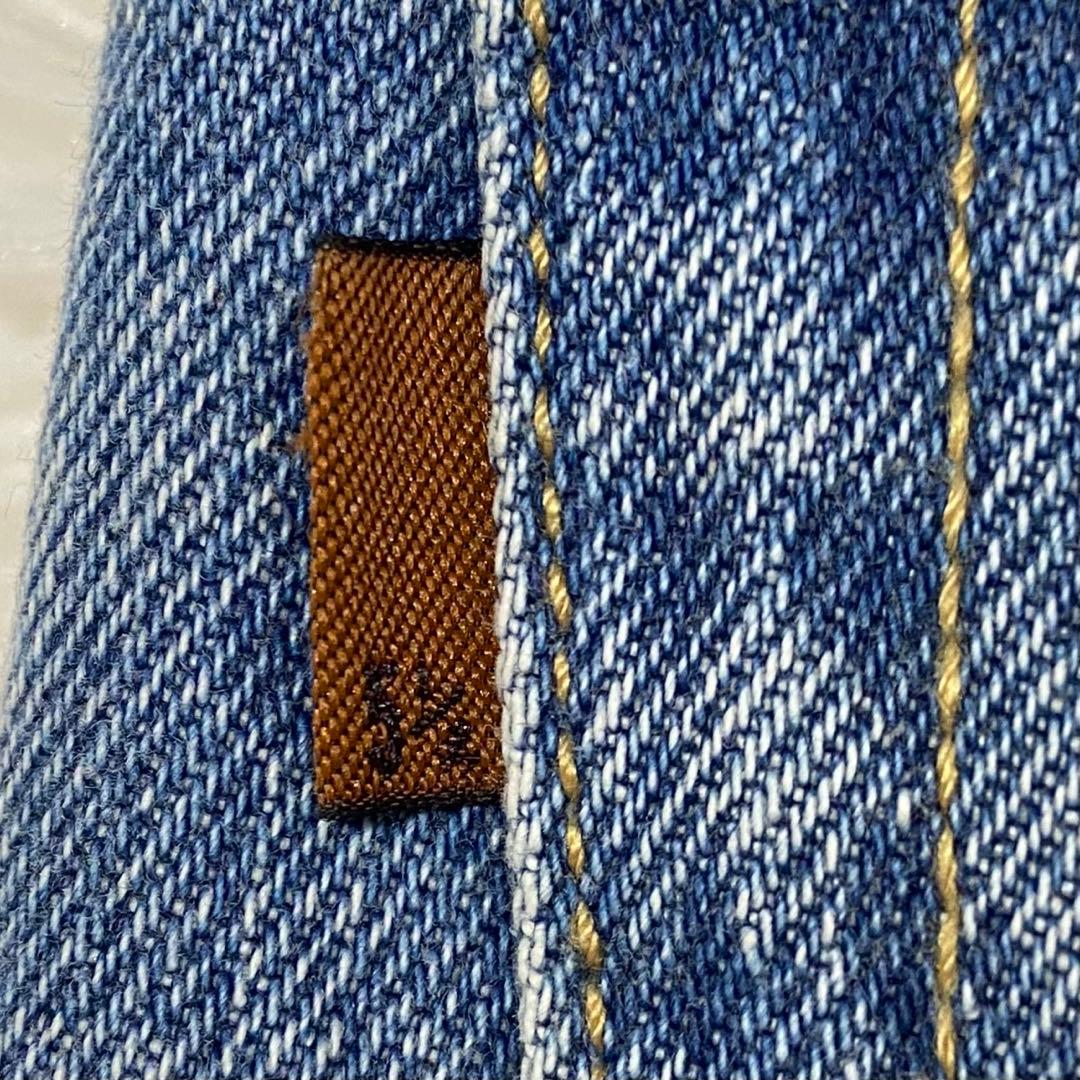 美品✨spick&span 5 1/2 FRONT CRUSHED DENIM