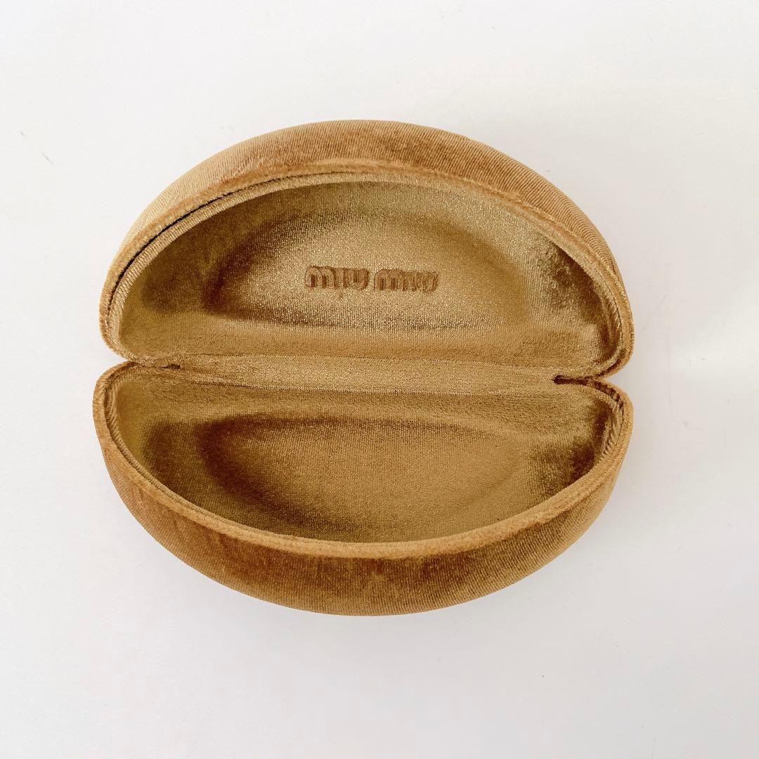 未使用級　MIU MIU SMU06H ロゴ サングラス アイウェア ケース付き