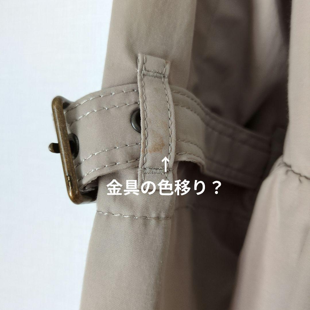 バーバリーブルーレーベル　ベージュ トレンチコート　ショート丈