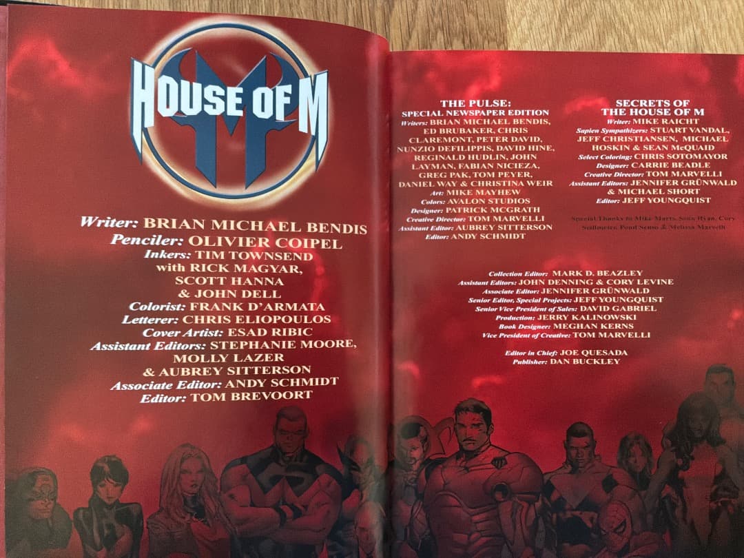 House of M ハードカバー X-men Avengers アメコミ
