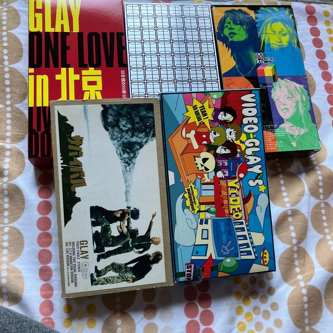GLAYビデオ5巻セット