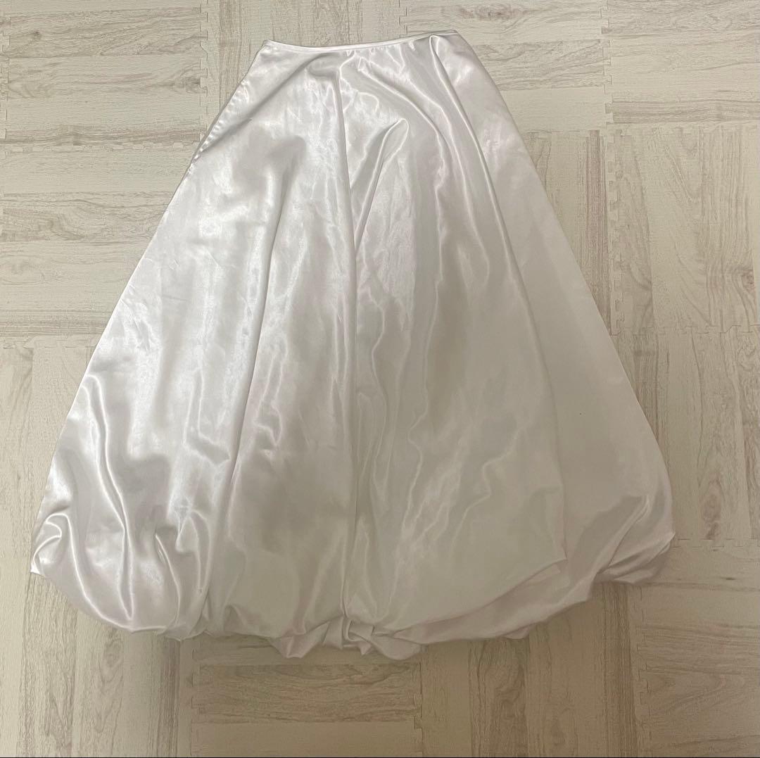 THE TOE Bercy Balloon Skirt ホワイト M