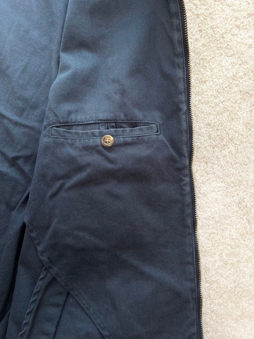 90s Polo Ralph Lauren ハリントンジャケット ネイビー XL