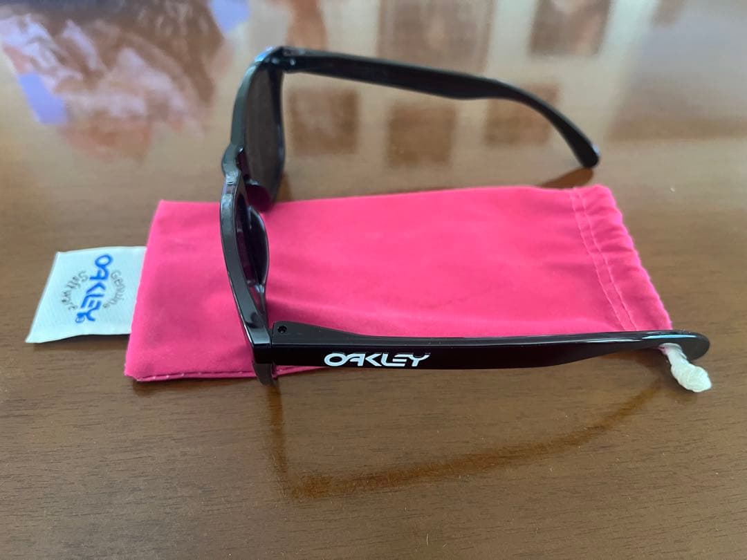 OAKLEY Frogskinフロッグスキン ブラック ケース付き　サングラス