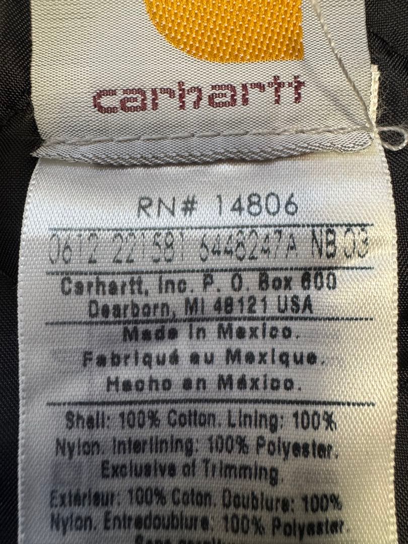Carhartt ダックベスト モスグリーン