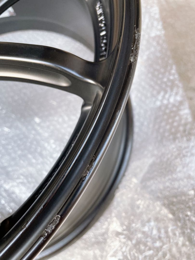 【1本:クラック有】ADVAN Racing RSⅡ17インチ 8j 4本セット