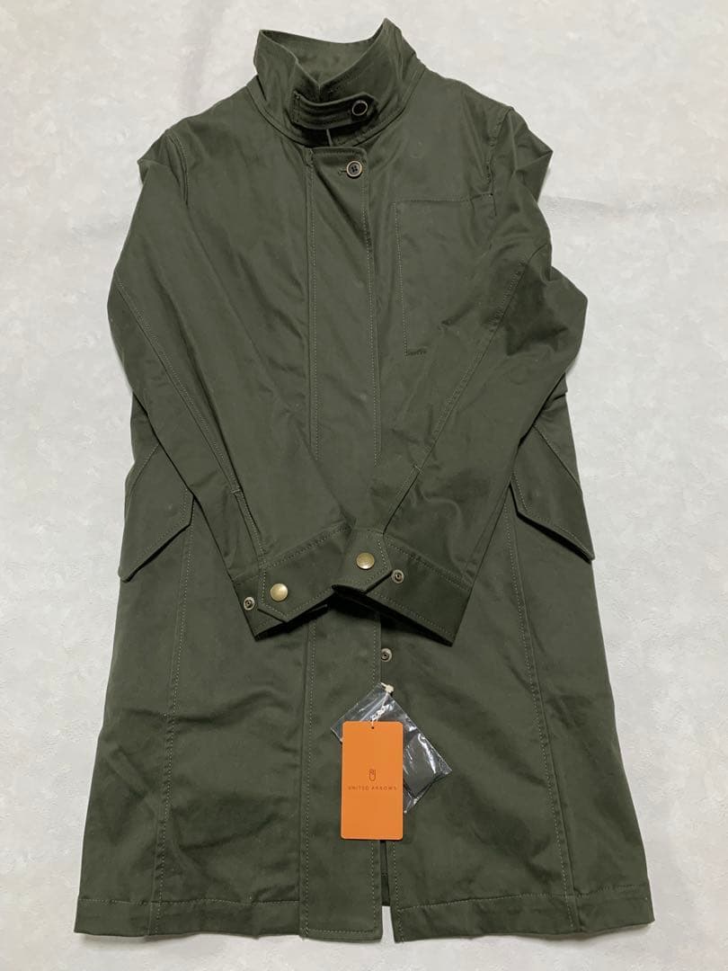 新品UNITED ARROWS ミリタリー モッズ コート ファー付き