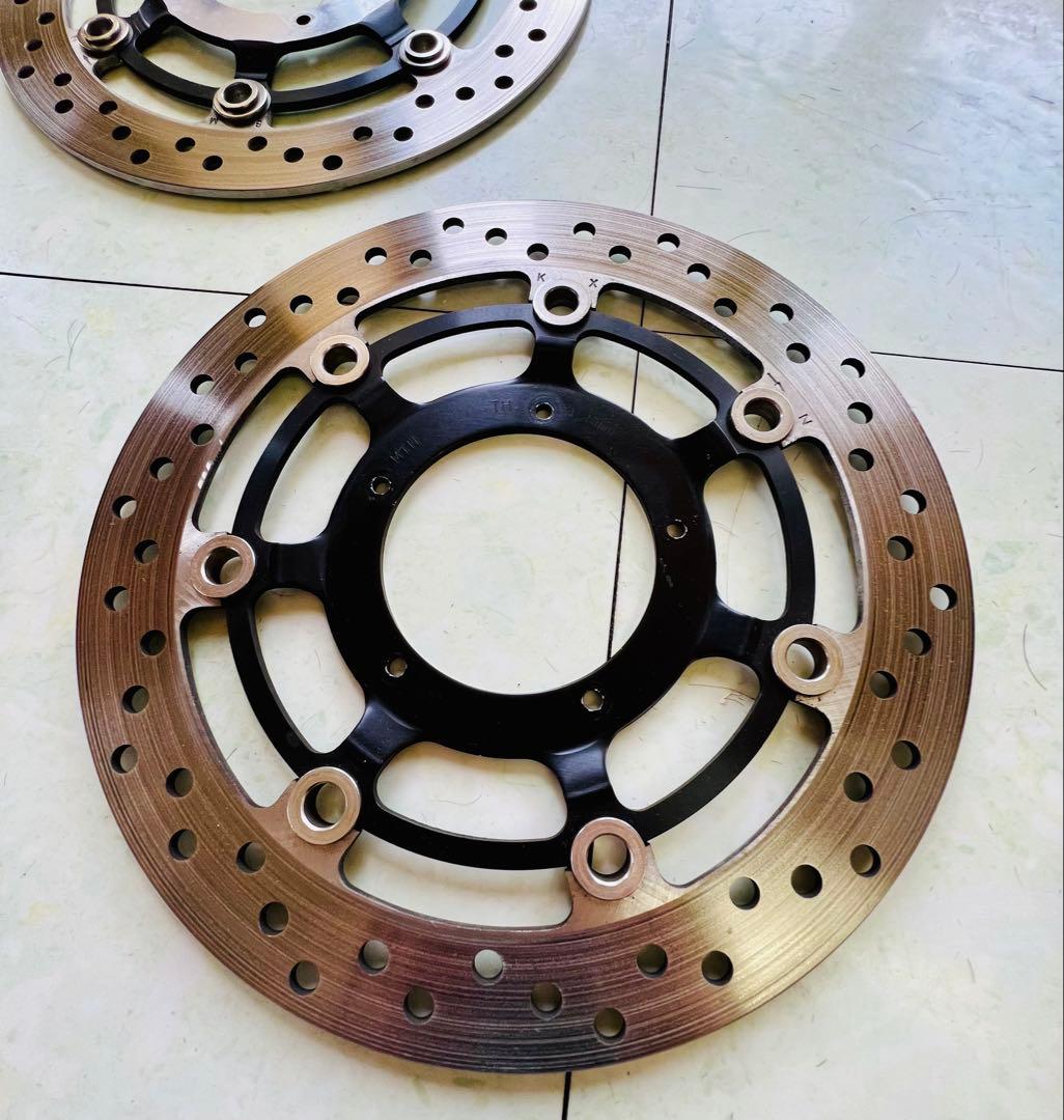 ホンダcb400sfnc42後期ブレーキディスク 2枚セットリヤデスクセット