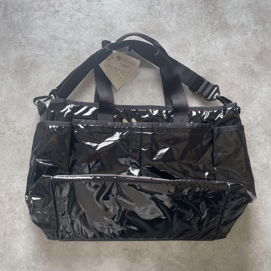 新品タグ付✨ひとりっぷ×レスポートサック　ライアントラベルトート　ブラック