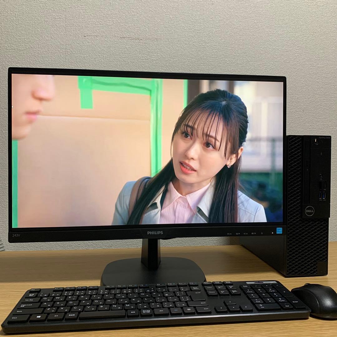 DELL OptiPlex Win11 デスクトップPC 23.8' フルセット