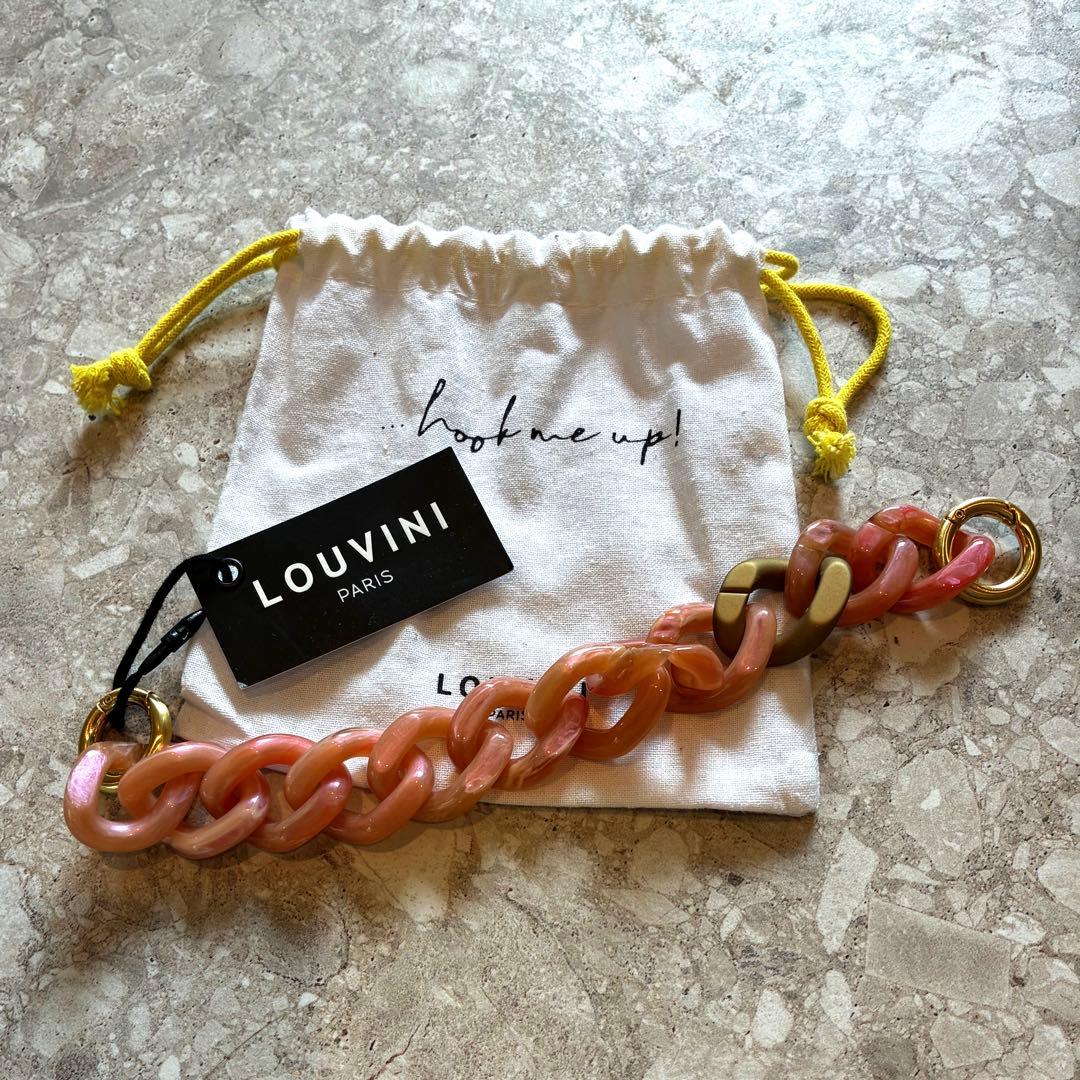 【LOUVINI】 ハンドストラップ　PETIT ZOE　BUBBLE GUM