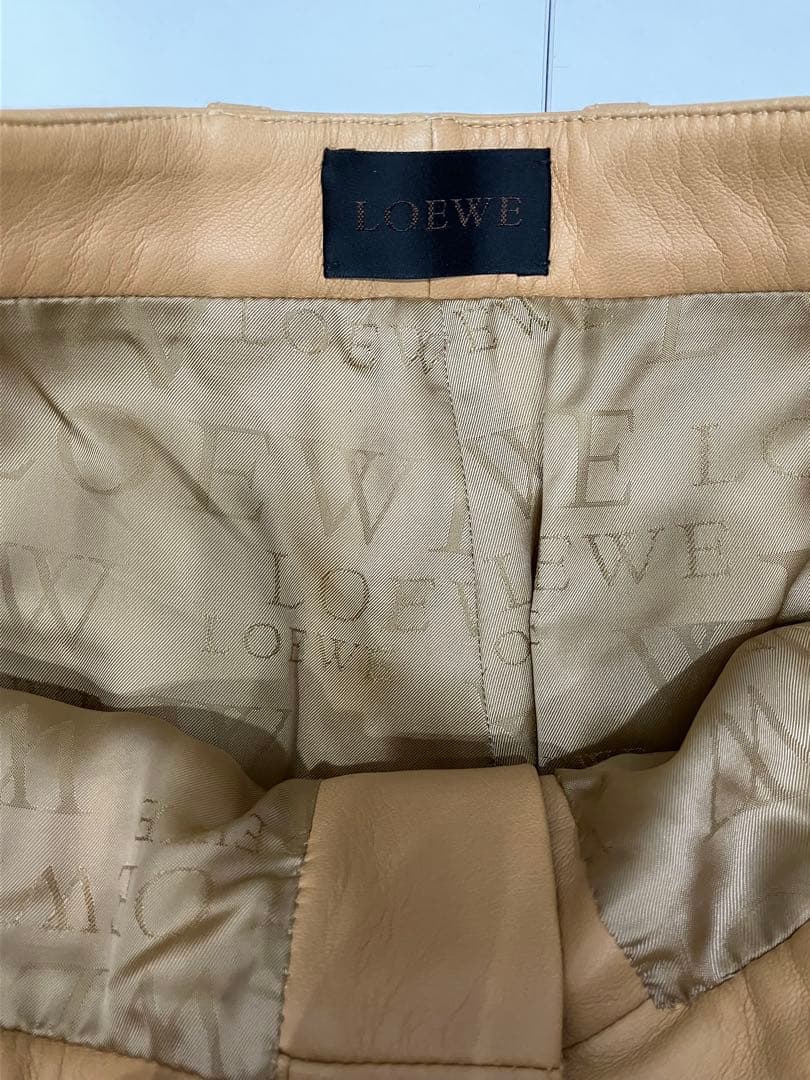 LOEWE レザーパンツ【3】¨̮⃝