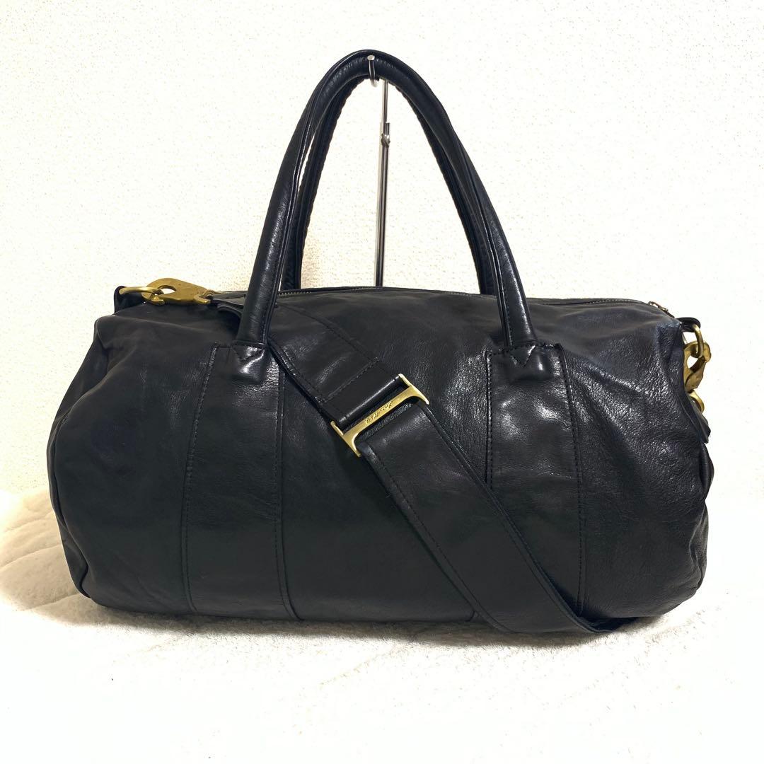 極美品 JAS M.B. x LIFTコラボ 2way　ボストンバッグ 別注 黒