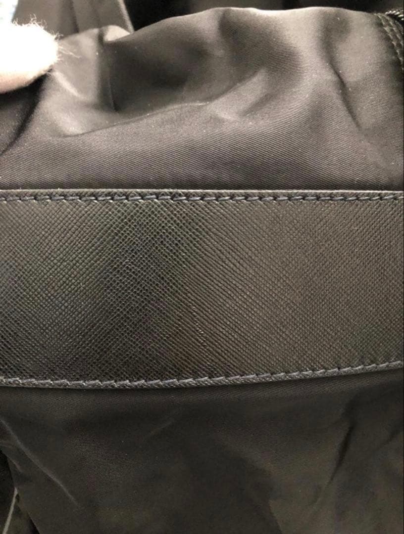 PRADA プラダ ボストンバッグ ナイロン レザー 黒 ブラック V70