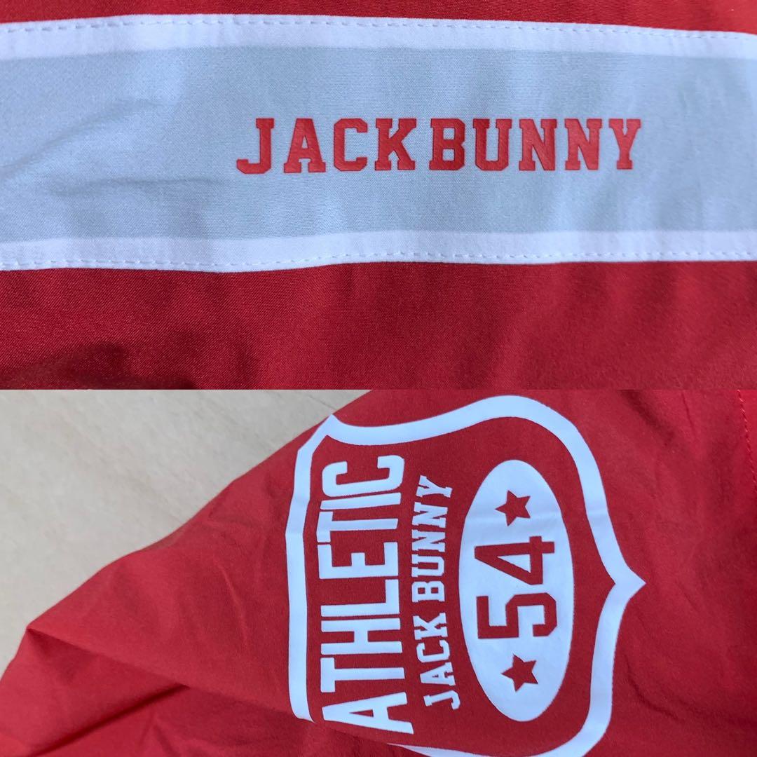 新品 Jack Bunny !! ジャケット 赤白 ゴルフウェア 半袖 長袖
