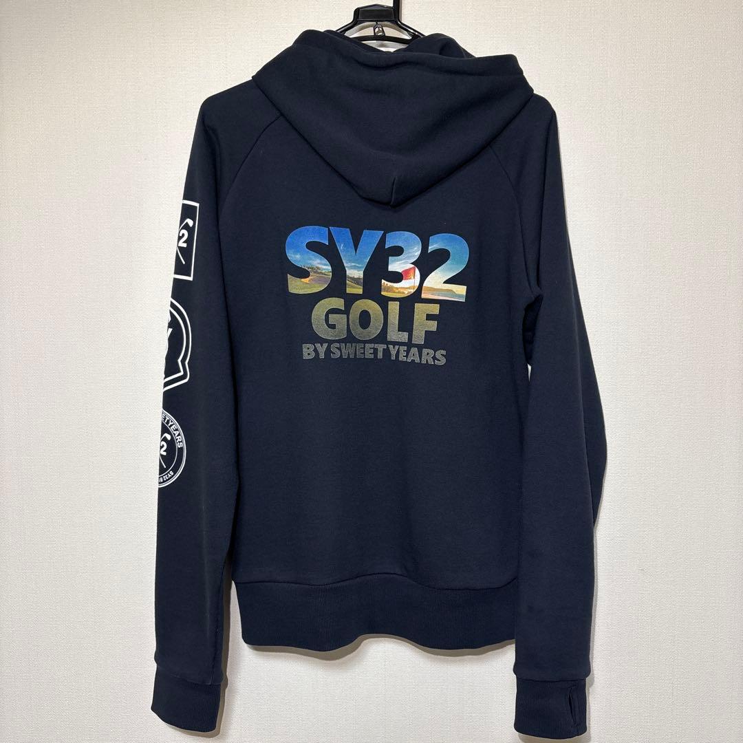【美品】SY32 by SWEET YEARS★フロッキージップパーカー★
