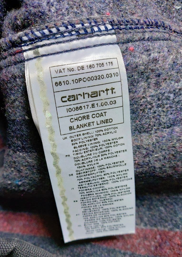 ✨今日だけ価格✨◼️Carharttリメイク チョアコートベストカットオフ