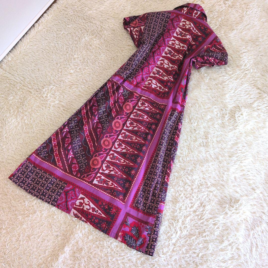 イタリア製★ETRO　半袖　ワンピース　コットン　ひざ丈　40
