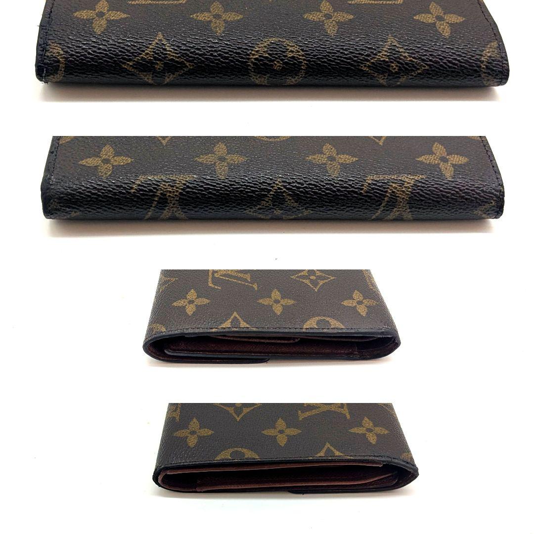 ルイヴィトン モノグラム エテュイ パピエ 三つ折り財布 B51