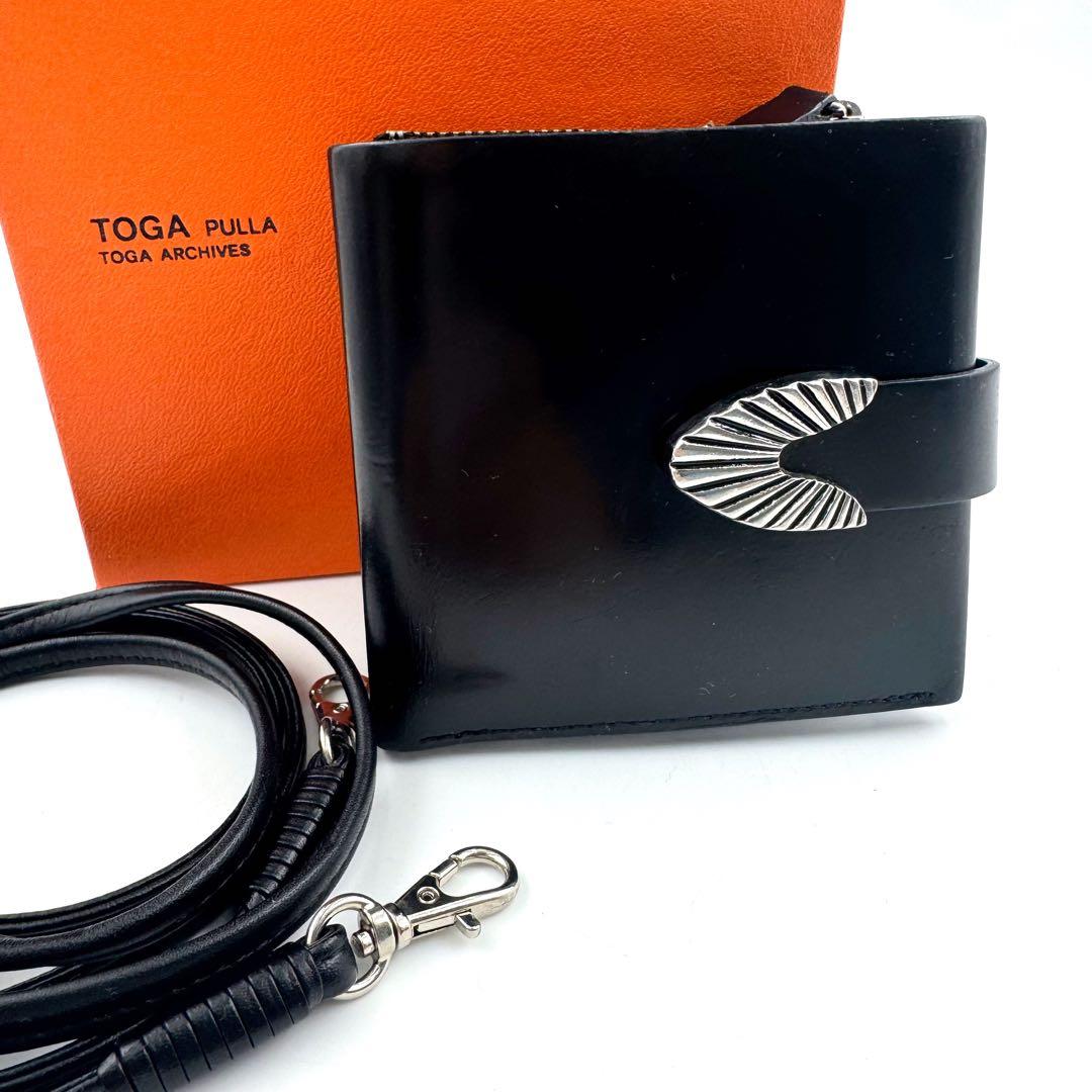 小物 TOGA PULLA LEATHER SHOULDER WALLET 2WAY