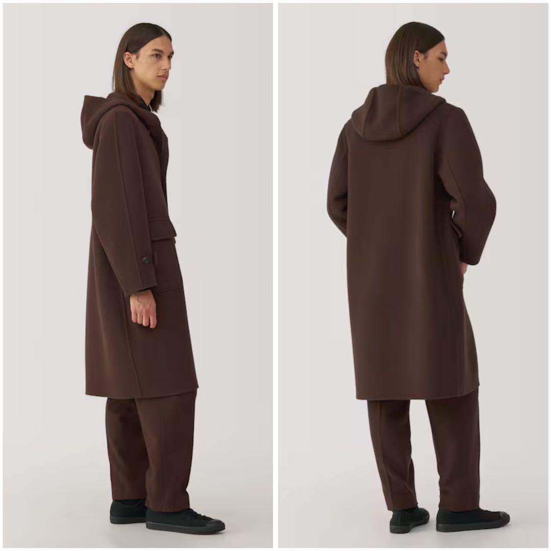 現行完売品 新品 無印良品 MUJI Labo カシミヤ混 ダッフルコート L