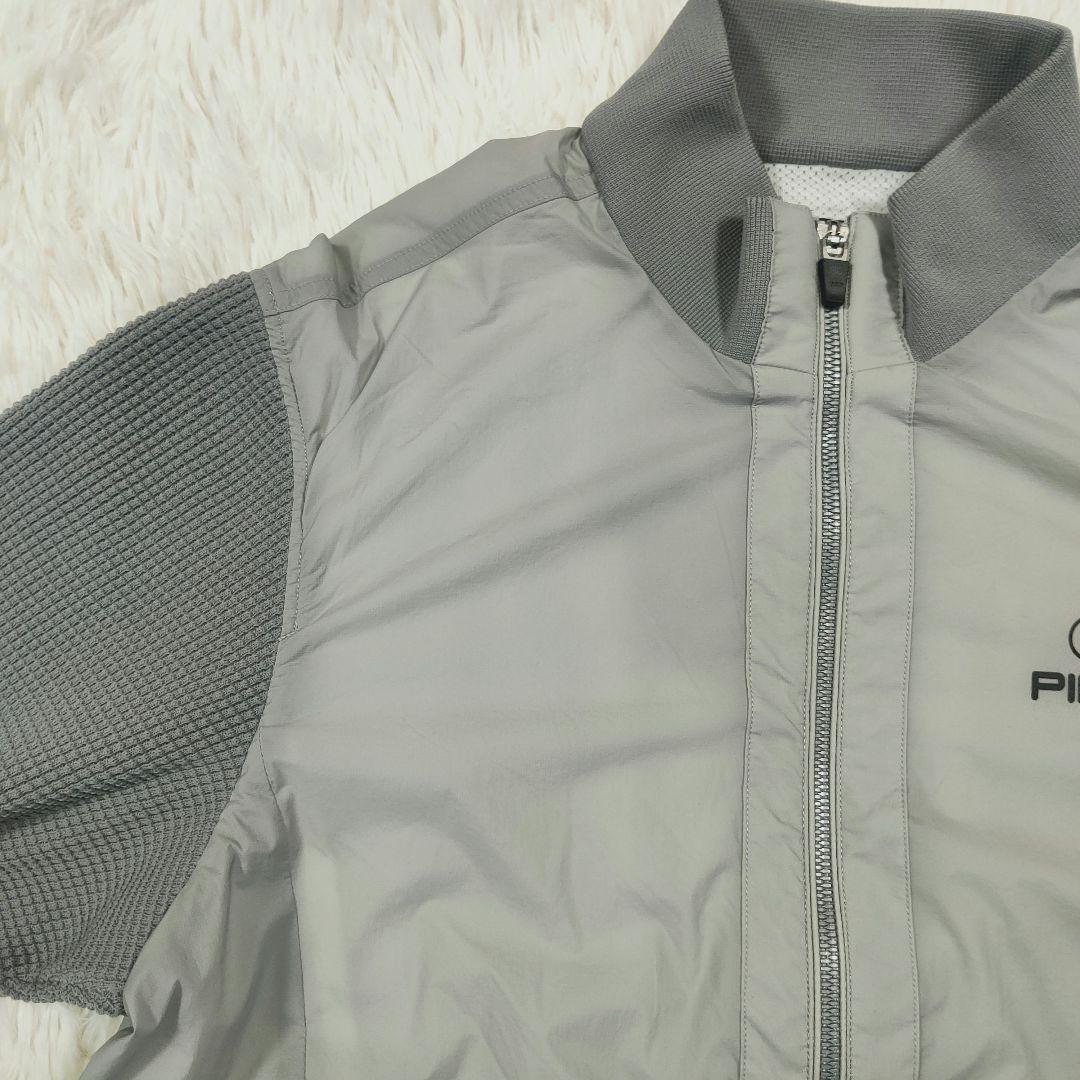新品　PING ドッキングブルゾン　ストレッチ性・透け防止　メンズL　グレー
