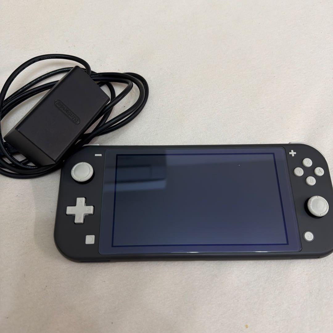 【美品】Nintendo Switch Lite グレー 本体 充電器付き