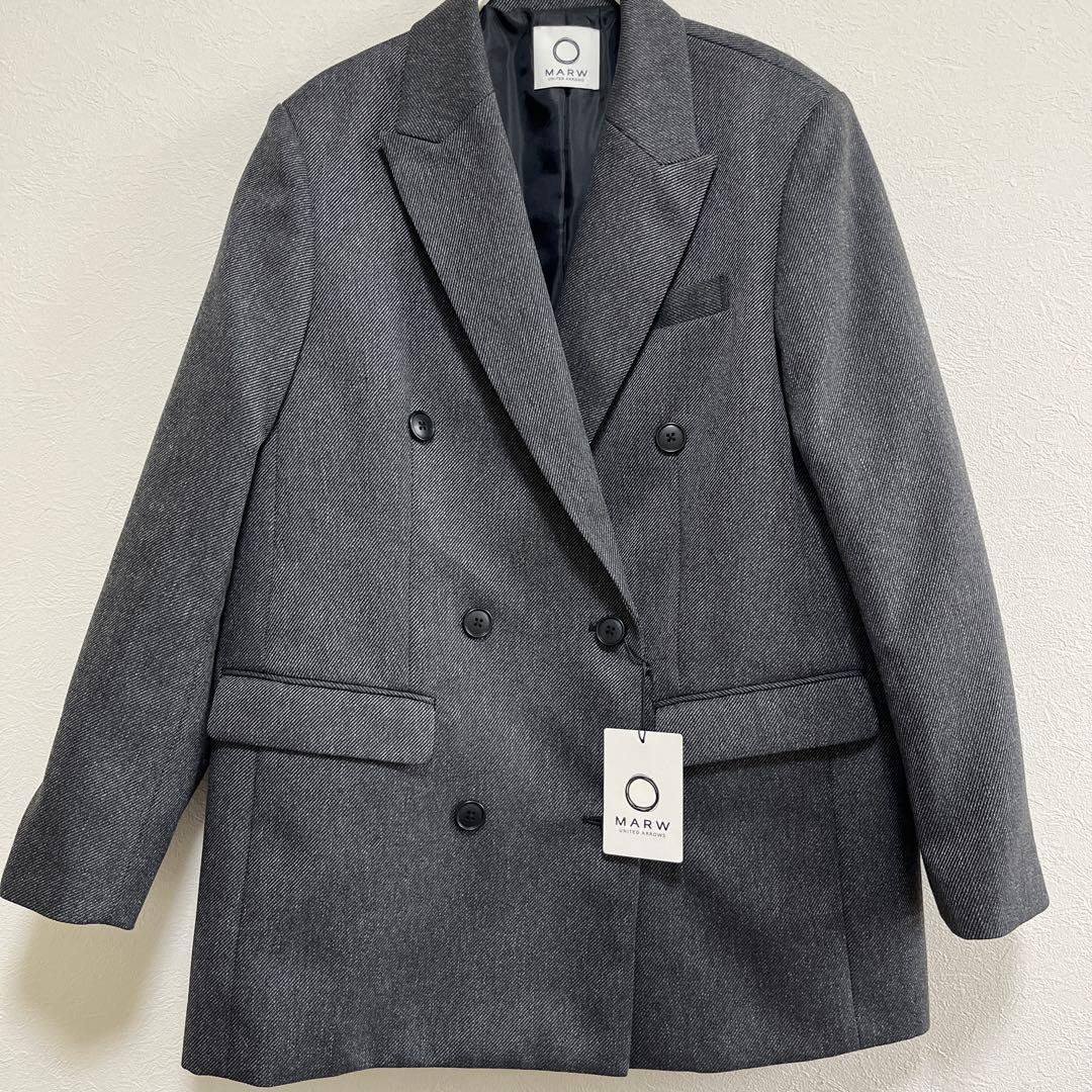 MARW UNITED ARROWS オーバー ダブル ジャケット ジャコット