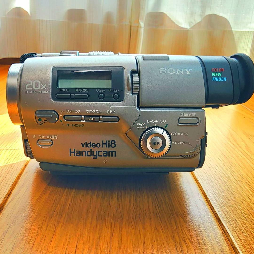 【動作確認済】 SONY Hi8 高画質 ビデオカメラ AC アダプター セット