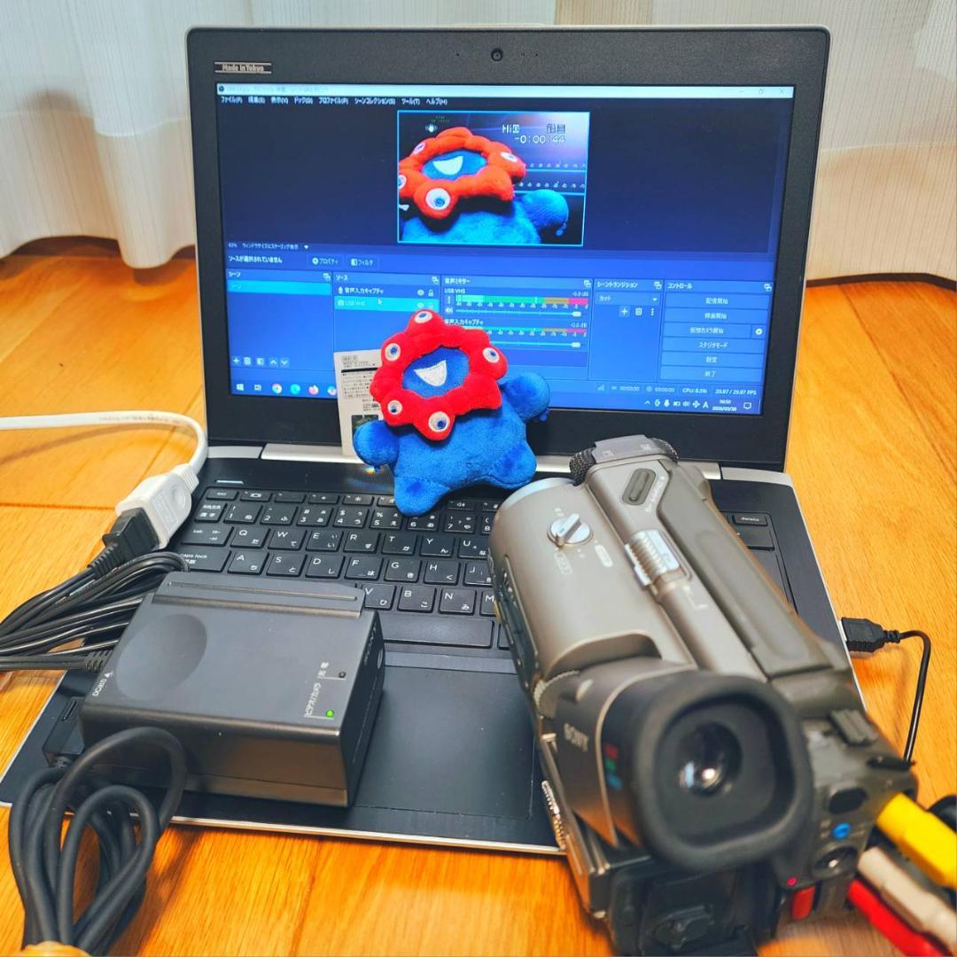 【動作確認済】 SONY Hi8 高画質 ビデオカメラ AC アダプター セット