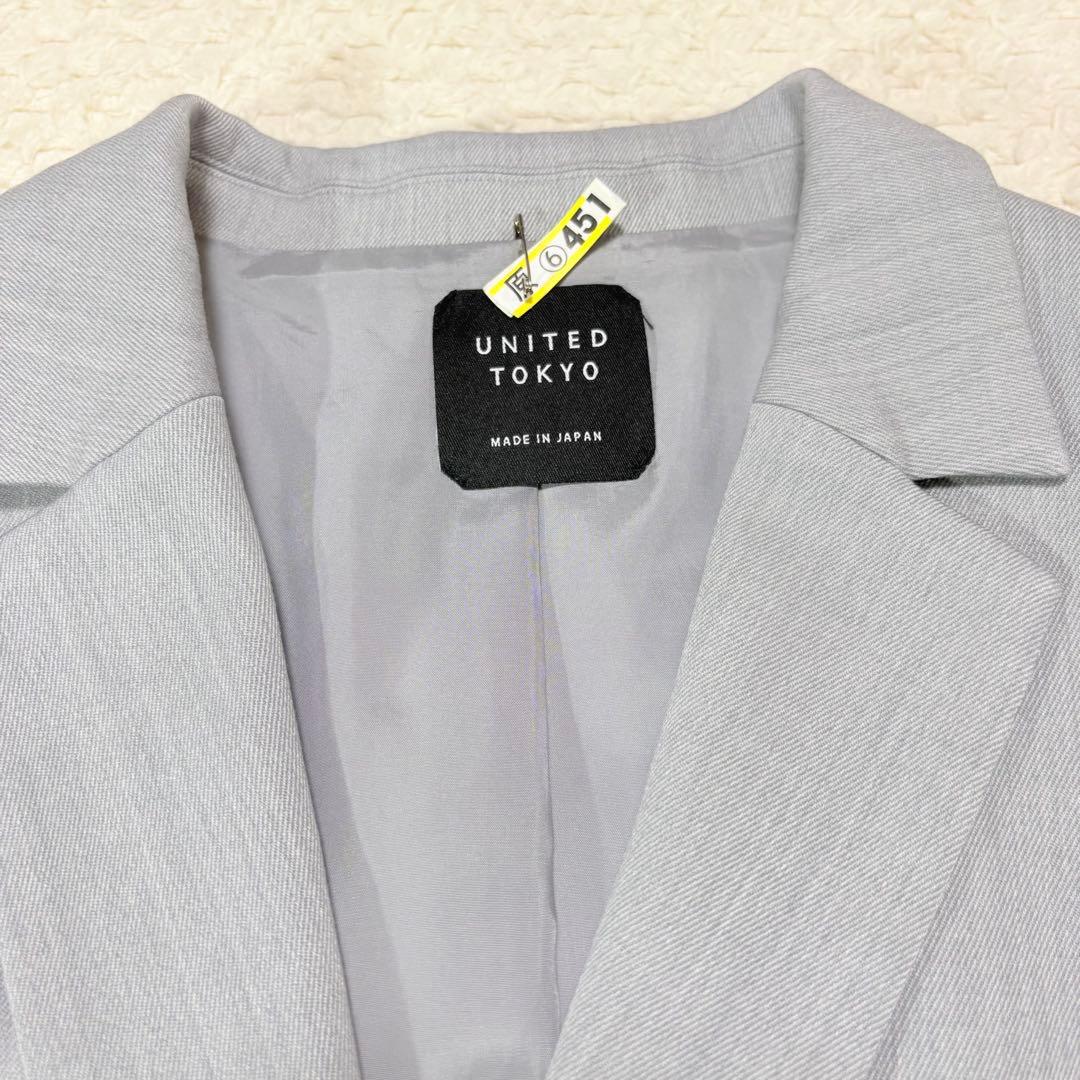 再値下げ！美品！UNITED TOKYO GRY バックデザイン　ジャケット